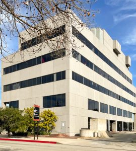 Jack Rutberg Fine Arts building exterior.